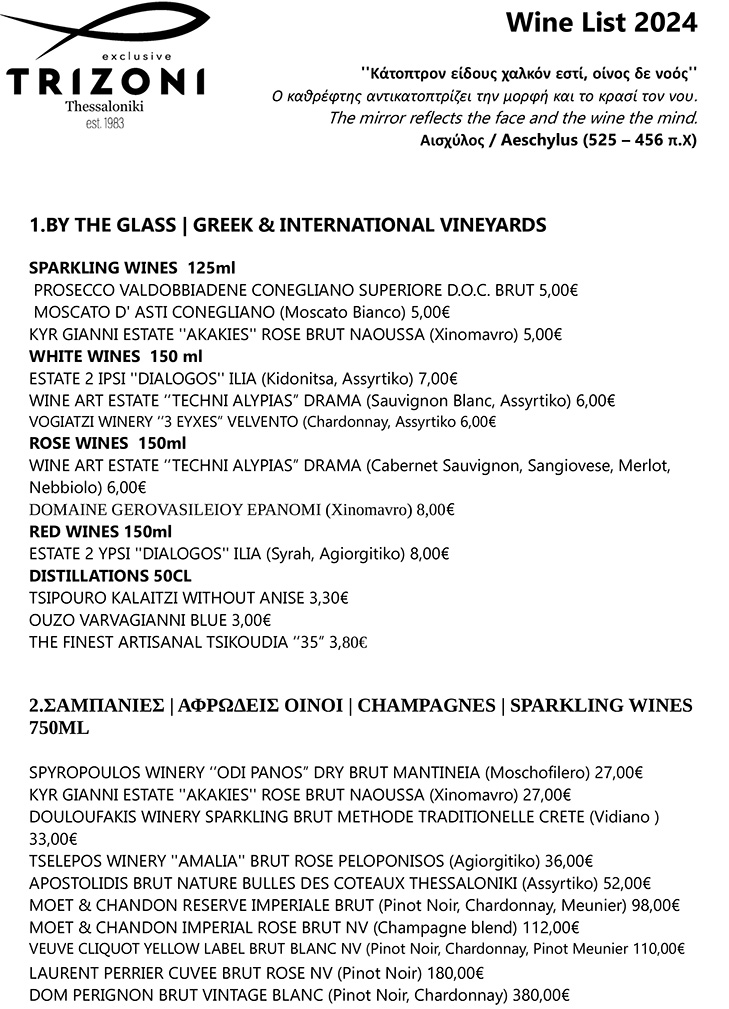 Trizoni Exclusive Wine List-April-2024